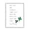 Stupell Industries Heart & Home Touching Irish Blessing Clover Motif Framed Giclee Art